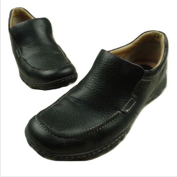 Born Other - Born Mens Loafers Size 9.5 M Black Pebbled Leather